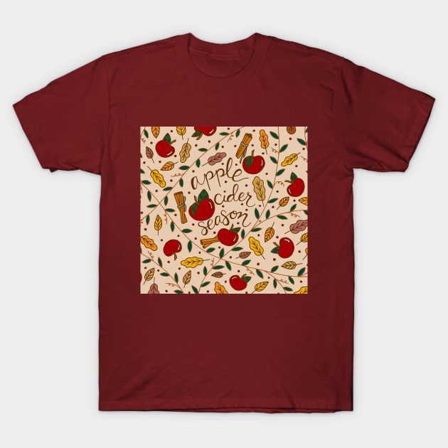 Apple Cider Season | Apple Cider | Apples T-Shirt by HLeslie Design